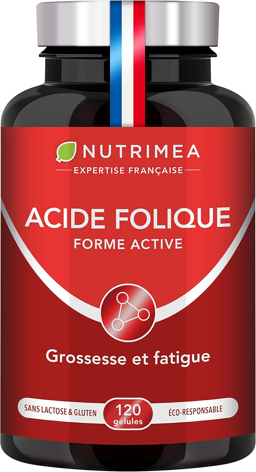 Nutrimea Acide Folique Quatrefolic Vitamine B9 120 Gelules