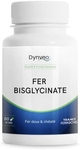 Fer Bisglycinate 14 mg - Fatigue, Immunité, Oxygénation - Forme chéla…
